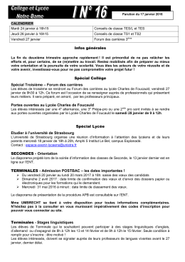 t&eacute;l&eacute;chargement - Bienvenue sur le site de NOTRE-DAME