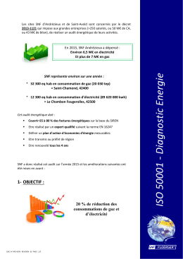 ISO 50001 - Diagnostic Energie