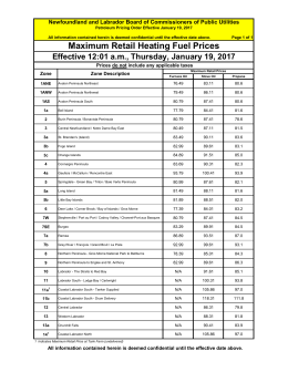 Heating Oil Fuel - January 19, 2017