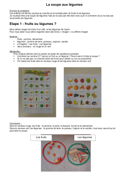 La soupe aux légumes