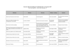 Liste des référents-handicap de l`administration