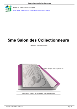 5me Salon des Collectionneurs