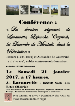 Voir le document associé - Les Amis du Vieux Caussade et de son