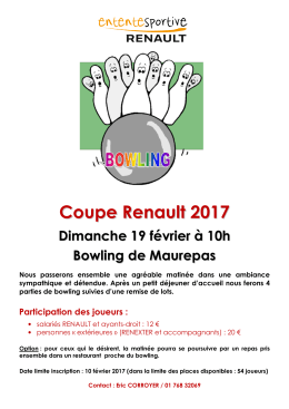 Coupe Renault 2017