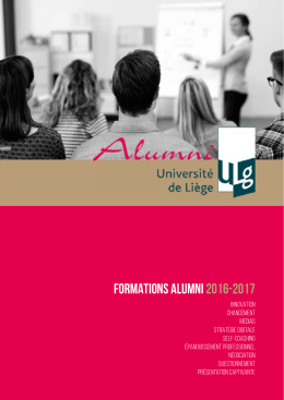 formations alumni 2016-2017