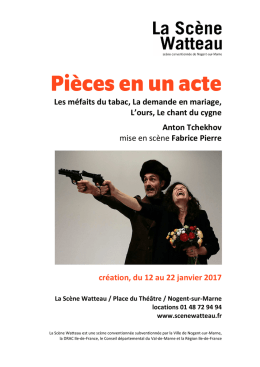 mise en sc&egrave;ne Fabrice Pierre