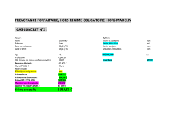 prevoyance forfaitaire, hors regime obligatoire, hors madelin cas