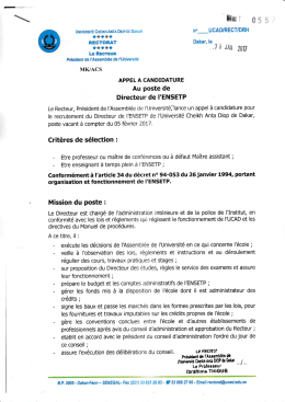 Cliquez pour t&eacute;l&eacute;charger appel &agrave; candidatures directeur