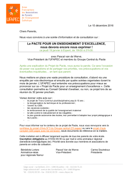 Invitation t&eacute;l&eacute;chargeable ici - Institut de la Providence de Champion