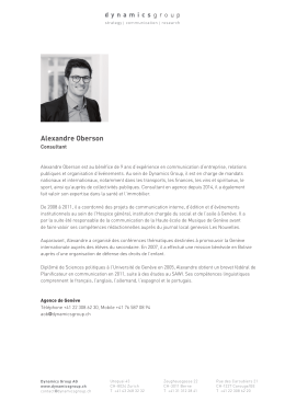 Télécharger le CV