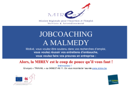 jobcoaching a malmedy