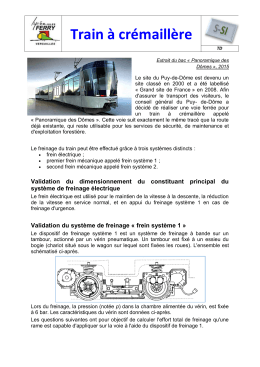 Train &agrave; cr&eacute;maill&egrave;re