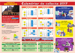 Consulter le planning des collectes 2017.