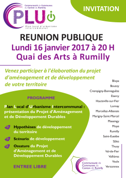 REUNION PUBLIQUE
