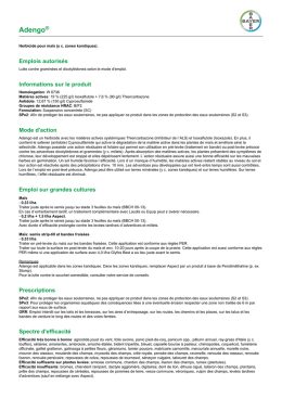 Informations sur le produit