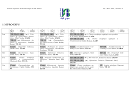 1 MPRO-DIPS - Institut sup&eacute;rieur de biotechnologie sidi Thabet