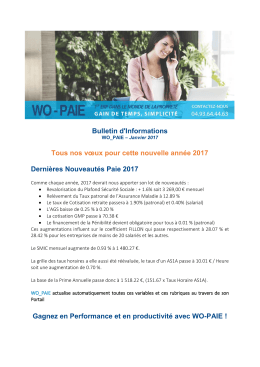 201701 Info Paie Janvier 2017