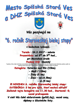 Starovesk&aacute; biela stopa 6. ročn&iacute;k