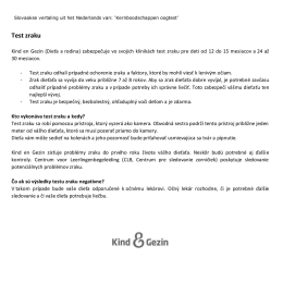 Test zraku - Kind en Gezin