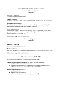 Doplnkov&yacute; program pre uch&aacute;dzačov