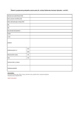 Acrobat Reader / PDF - Folkl&oacute;rny festival V&yacute;chodn&aacute;