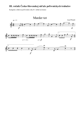 Marder tot - trubaci.sk