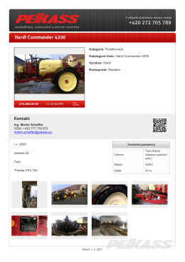Hardi Commander 4200