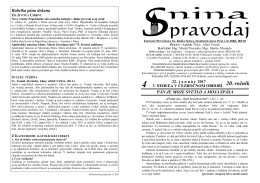20. ročník - Farasnina.sk