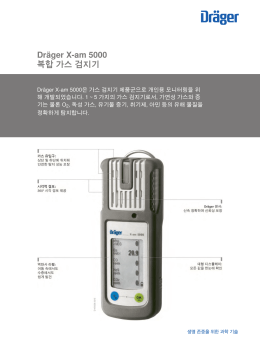 Dr&auml;ger X-am 5000 복합 가스 검지기