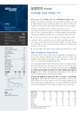 삼성SDS - 미래에셋대우