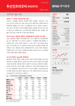 두산인프라코어/Buy