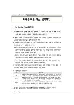 미래를 바꿀 기술, 블록체인