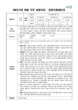 1-5_노사발전재단_NCS기반 직무설명자료(경영지원_예산).hwp