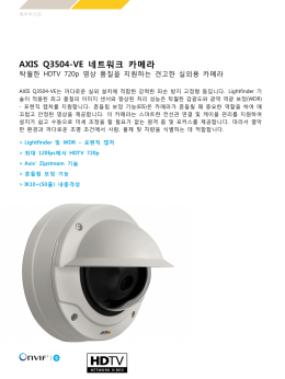 AXIS Q3504-VE 네트워크 카메라