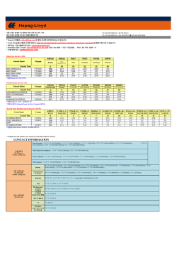 CONTACT INFORMATION - Hapag