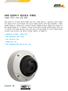 AXIS Q3504-V 네트워크 카메라