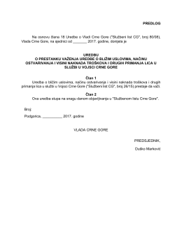 "Službeni list CG", broj 80/08