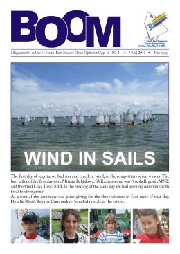 wind in sails - South East European Open Optimist Cup | SEEOOC