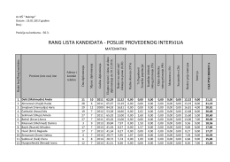 Matematika - JU O&Scaron; "Bukinje"