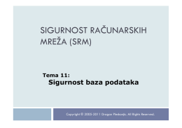 sigurnost računarskih mreža (srm)