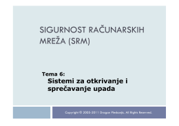 sigurnost računarskih mreža (srm)