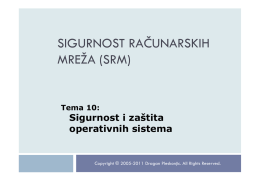 sigurnost računarskih mreža (srm)