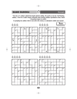 SUMO SUDOKU