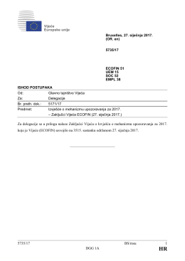 5735/17 BS/msu 1 DGG 1A Za delegacije se u prilogu nalaze