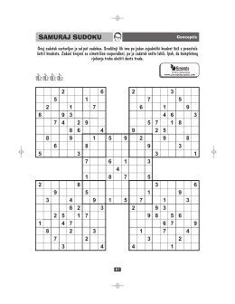 SAMURAJ SUDOKU