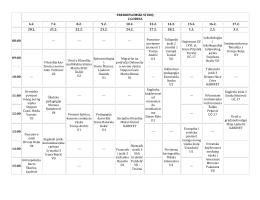 2. GODINA - PREDDIPLOMSKI STUDIJ
