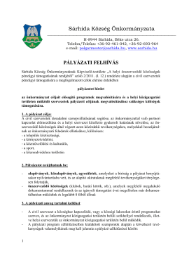 2017. &eacute;vi p&aacute;ly&aacute;zati felh&iacute;v&aacute;st