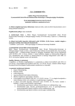 B&eacute;k&eacute;s Megyei Korm&aacute;nyhivatal