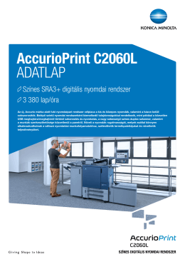 accurioPrint C2060l AdAtlAp