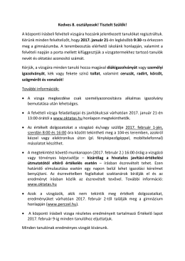 T&aacute;j&eacute;koztat&oacute; felv&eacute;telizőknek (201412 b&aacute;jt)
